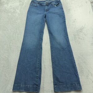 Wrangler Jeans Womens 9x36 Blue Flare Leg Mid Rise Stretch Denim
